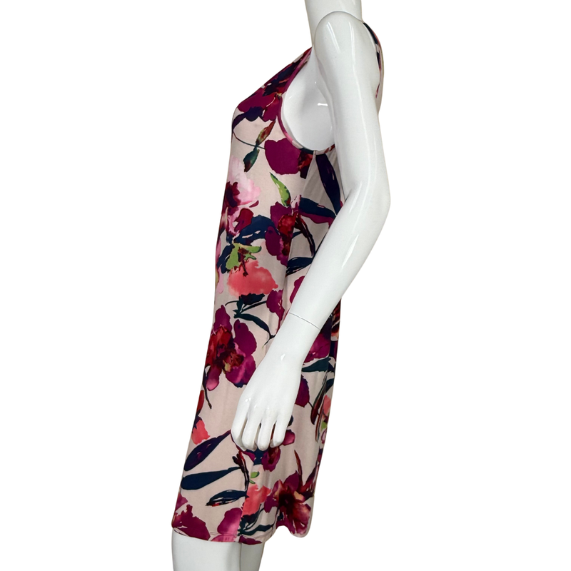 Load image into Gallery viewer, Tommy Bahama Casual Floral Dress in Fuchsia Color Tones

