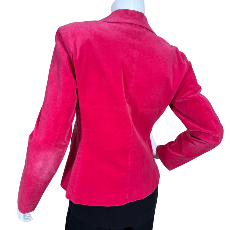 Load image into Gallery viewer, Pink blazer on a mannequin against a white background
