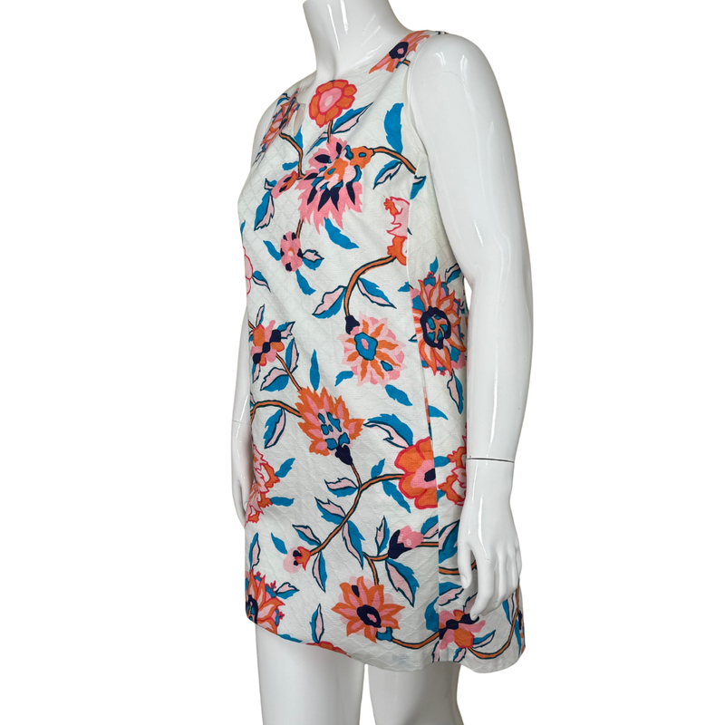 Load image into Gallery viewer, Tori Richard Sleeveless  Floral Cotton Shift Dress
