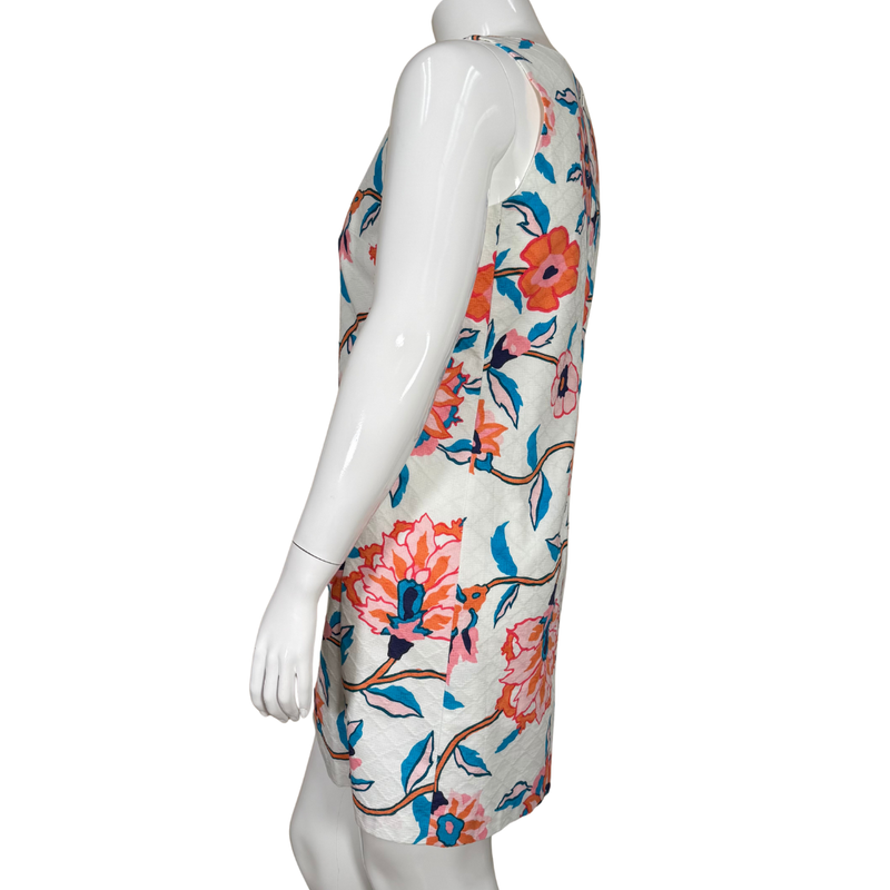 Load image into Gallery viewer, Tori Richard Sleeveless  Floral Cotton Shift Dress
