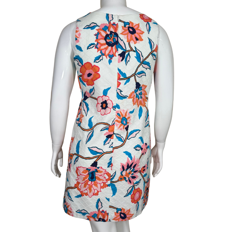 Load image into Gallery viewer, Tori Richard Sleeveless  Floral Cotton Shift Dress
