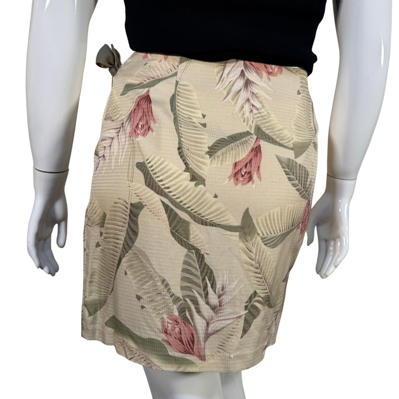 Load image into Gallery viewer, Tori Richard Tropical Floral Wrap Skirt – Effortless Island Chic
