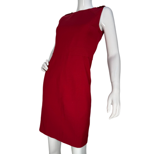 Tory Burch Red Sleeveless Sheath Dress