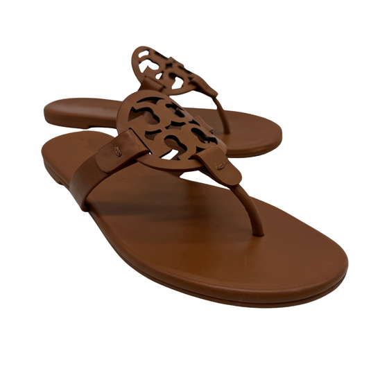 Tory Burch Classic Slide Leather Sandals