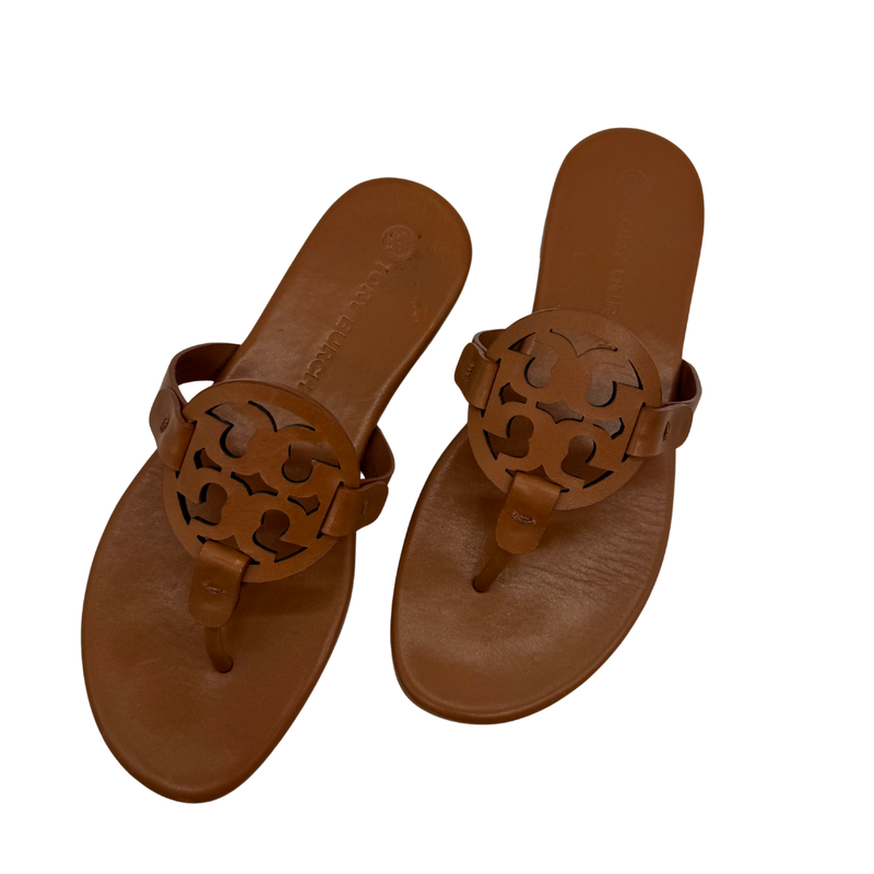 Load image into Gallery viewer, Tory Burch Classic Slide Leather Sandals
