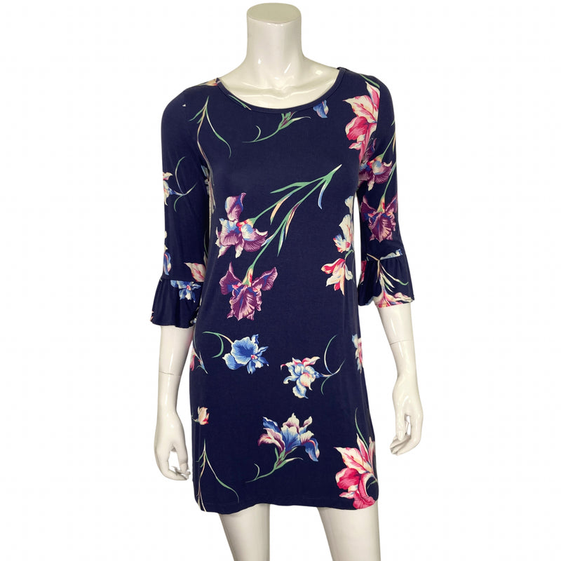 Load image into Gallery viewer, Tori Richards Floral Stretch Dress on mannequin front view
