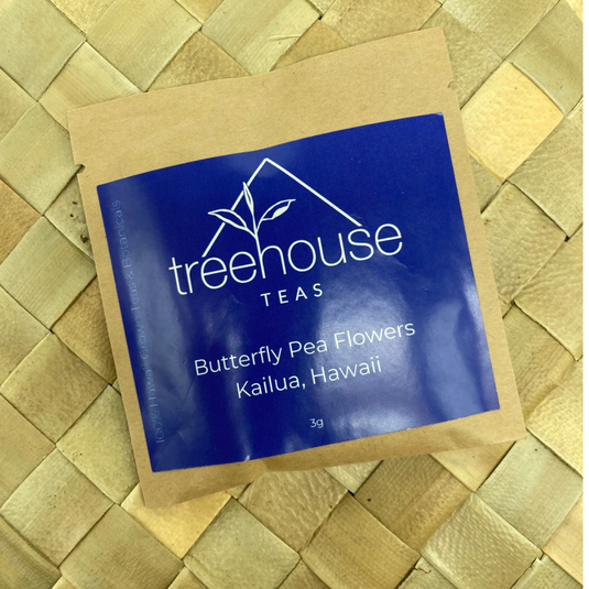 Treehouse Tea, Butterfly Pea Kailua Hawaii