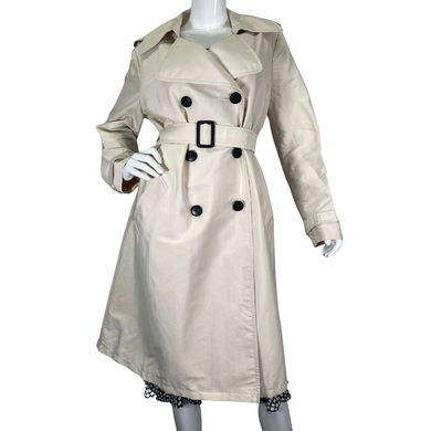 Lafayette 148 Cream Trench Coat