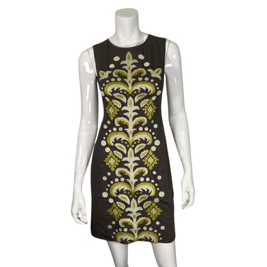 Tabitha Anthropologie Embroidered Shift Dress on mannequin front view