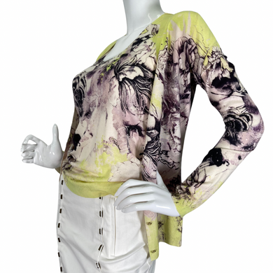 Roberto Cavalli Neon Top & Sweater on mannequin side view