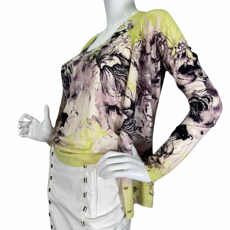 Load image into Gallery viewer, Roberto Cavalli Neon Top &amp; Sweater on mannequin side view
