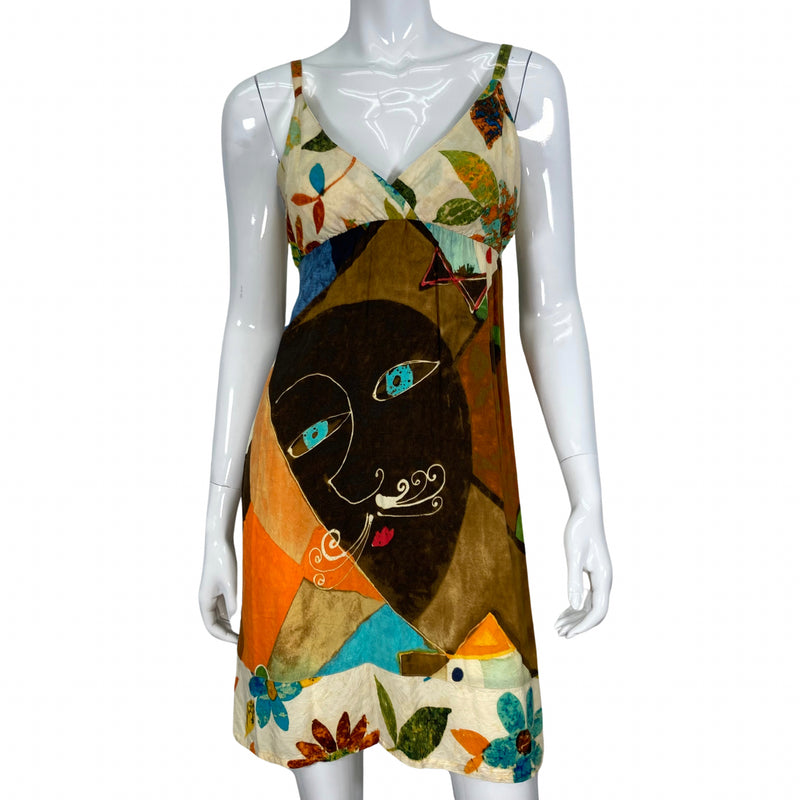 Load image into Gallery viewer, Jams World Picasso Mini Dress on mannequin front view
