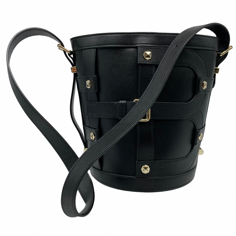 Load image into Gallery viewer, Henri Bendel Black Bucket Bag
