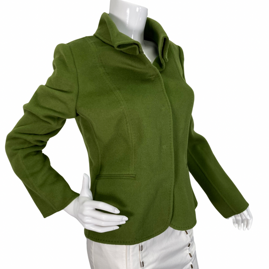 Carlisle Warm Fern Coat on mannequin front view