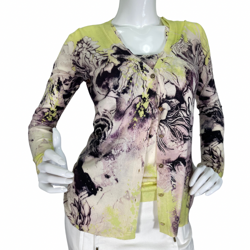 Load image into Gallery viewer, Roberto Cavalli Neon Top &amp; Sweater on mannequin front view
