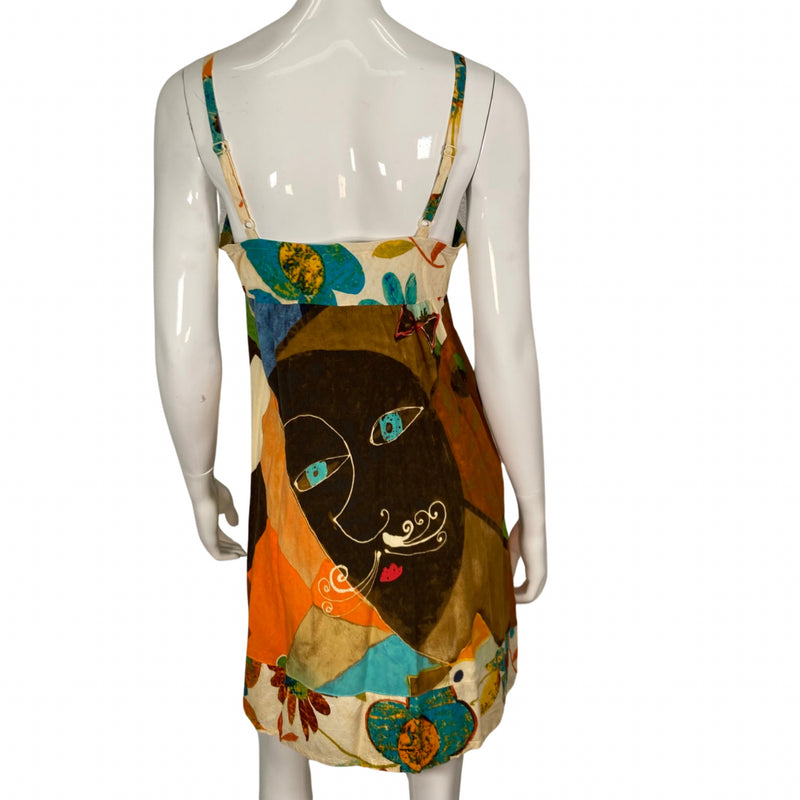 Load image into Gallery viewer, Jams World Picasso Mini Dress on mannequin back view
