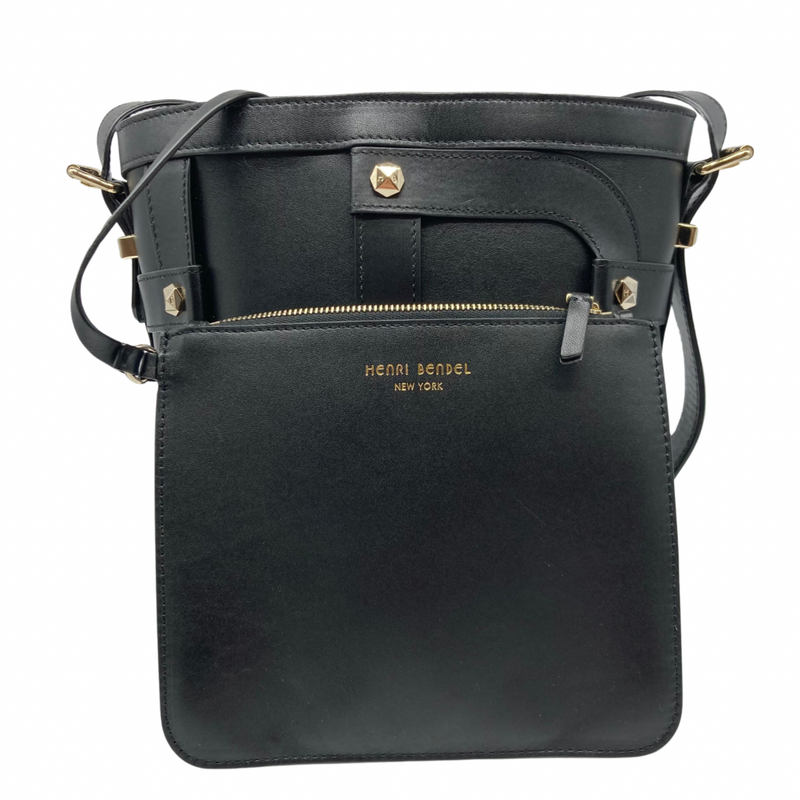 Load image into Gallery viewer, Henri Bendel Black Bucket Bag + Purse
