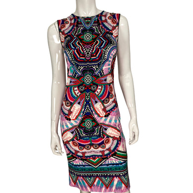 Roberto Cavalli Kaleidoscope Dress on mannequin front view