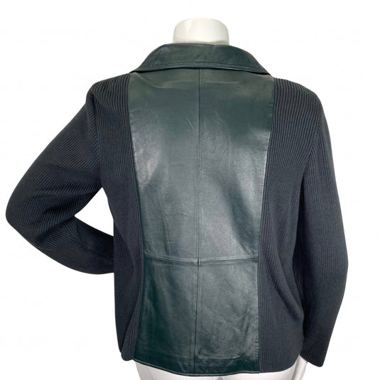 Linea Green Jacket on Mannequin back view