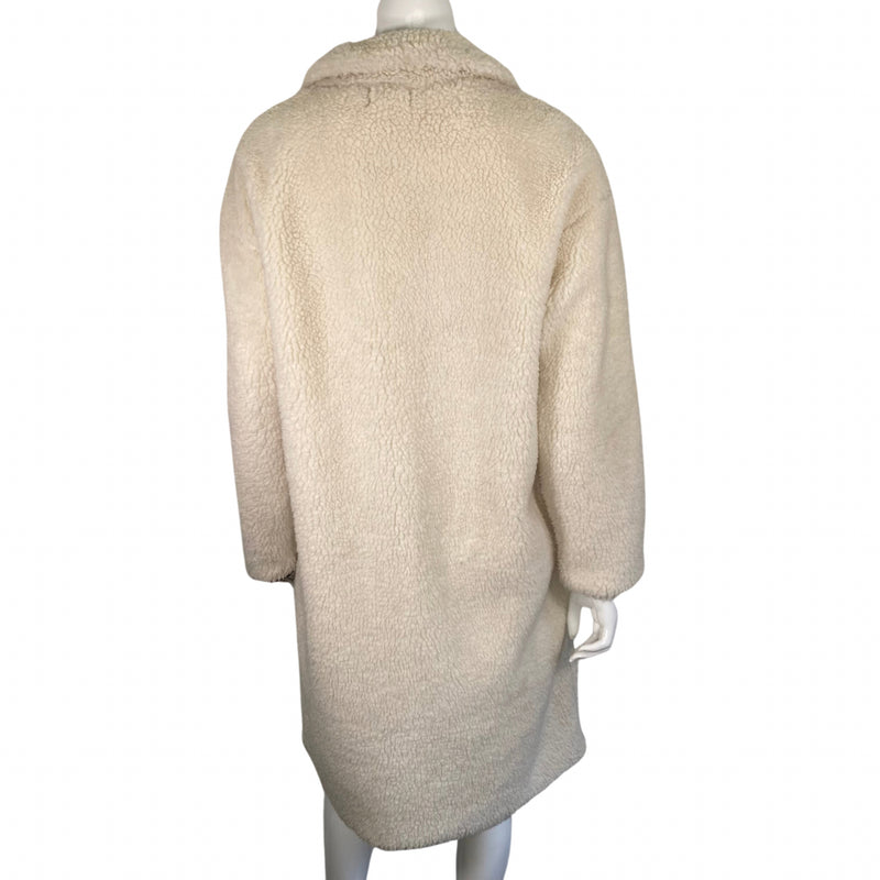 Load image into Gallery viewer, Laissez Faire White Breanna Coat back view
