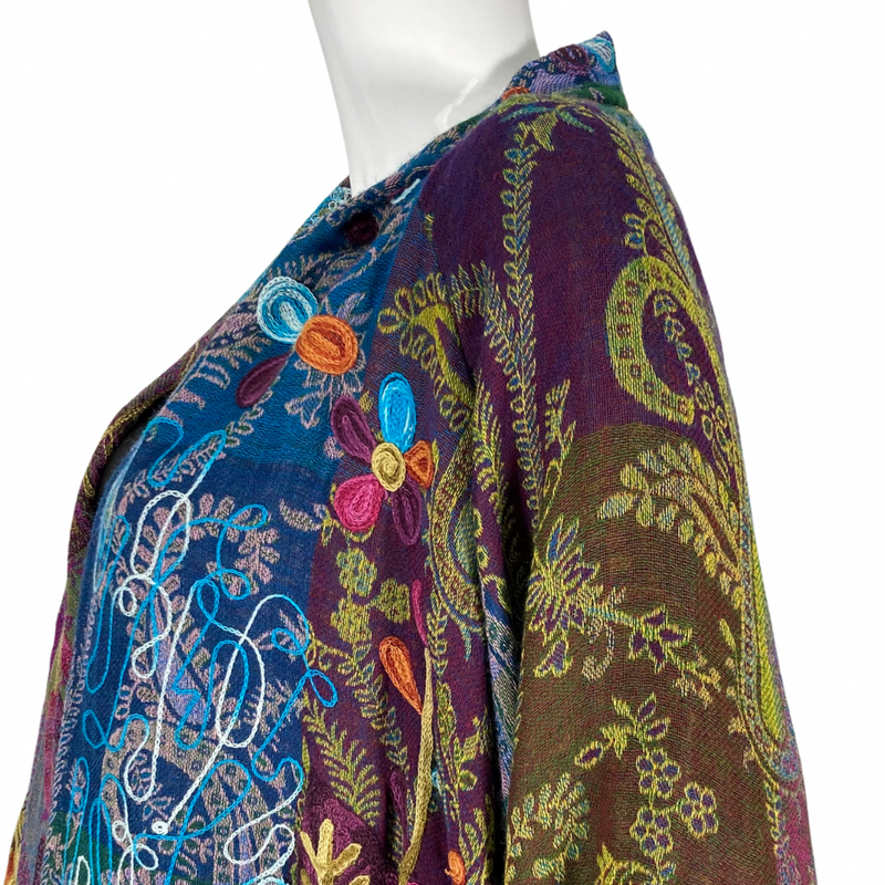 Load image into Gallery viewer, Soft Surroundings Embroidered Cardigan Cover-Up
