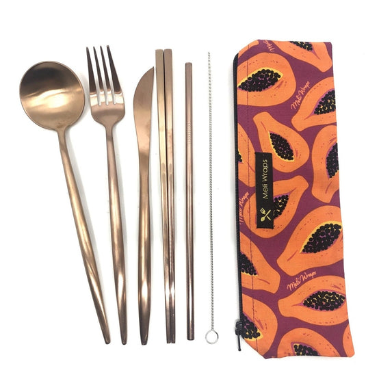 Reusable Cutlery and Beeswax Wraps