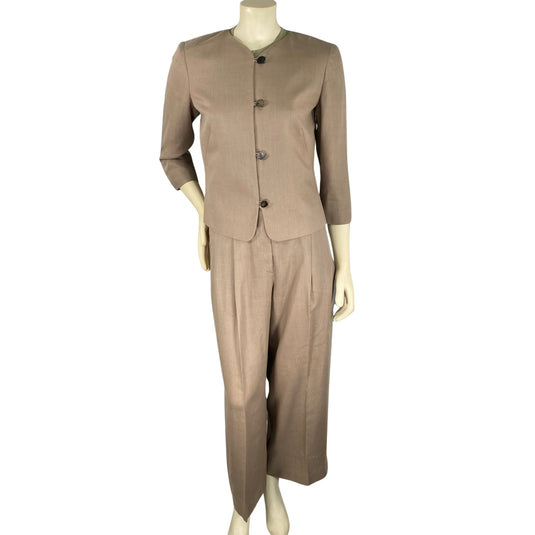 Vintage Tan Suit Set (M)