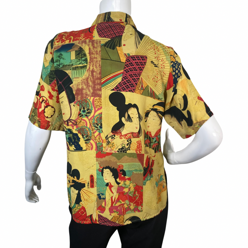 Load image into Gallery viewer, Citron Traditional Japanese Yellow Blouse
