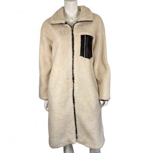 Laissez Faire White Breanna Coat front view