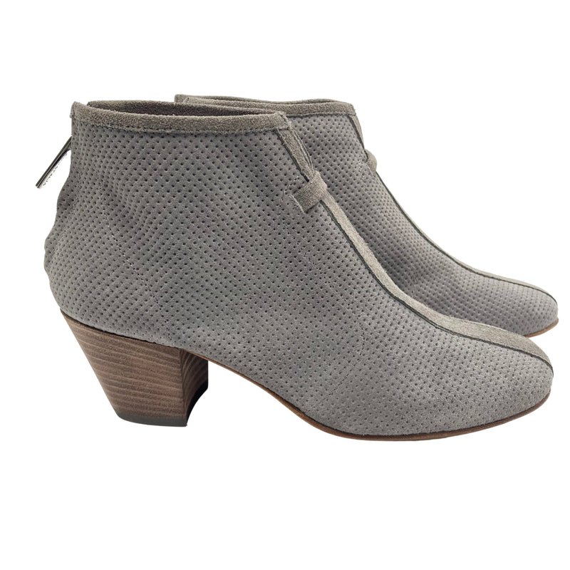 Load image into Gallery viewer, Aquatalia Gray Suede Booties
