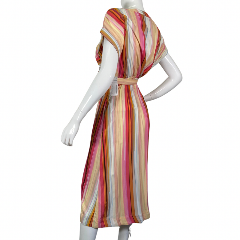 Load image into Gallery viewer, Liverpool Rainbow Wrap Maxi Dress
