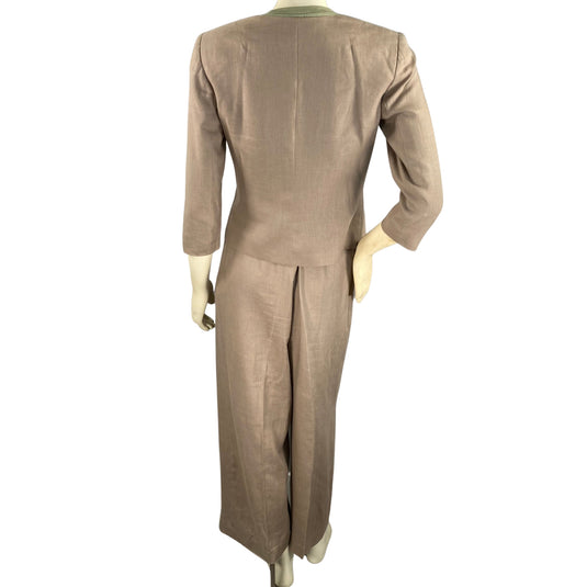Vintage Tan Suit Set (M)