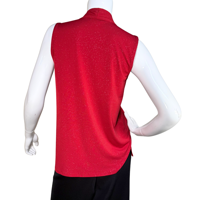 Load image into Gallery viewer, Vince Camuto Red Shimmery Top
