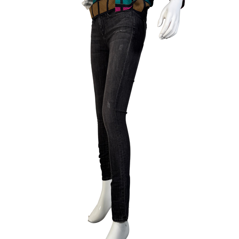 Load image into Gallery viewer, Vince Charcoal Skinny Stretch Denim Jeans
