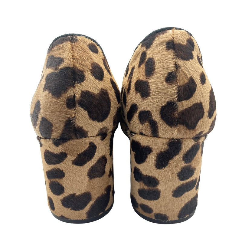 Load image into Gallery viewer, Cole Haan Animal Print Pumps back view
