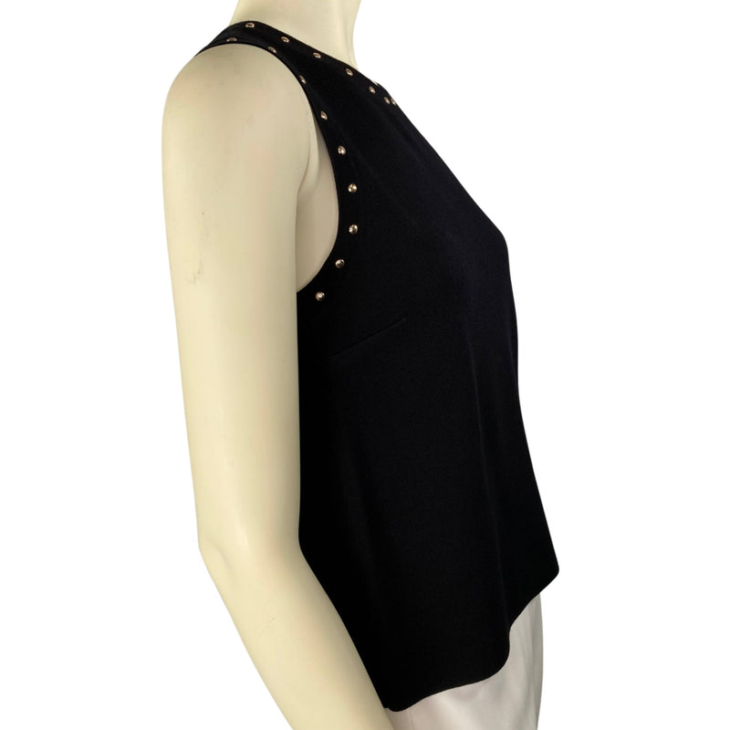 Load image into Gallery viewer, Kate Space Black Knit Tank Top on mannequin side view

