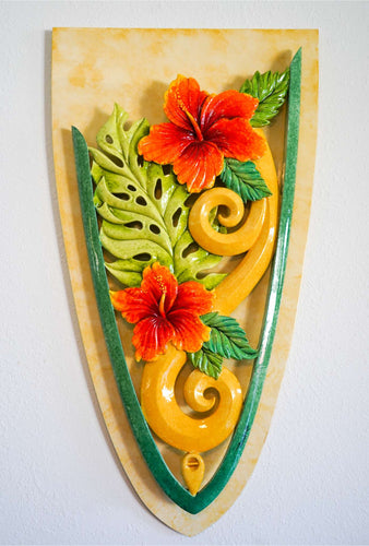 Keiki O Ka 'āina (recycled surfboard)