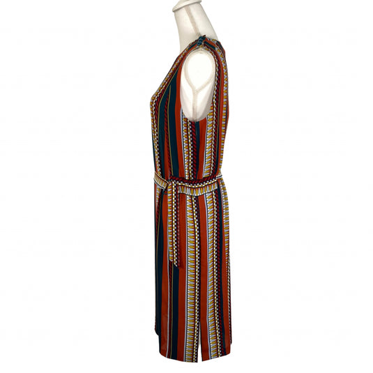 Julia Striped Silk Night Out Dress (10)