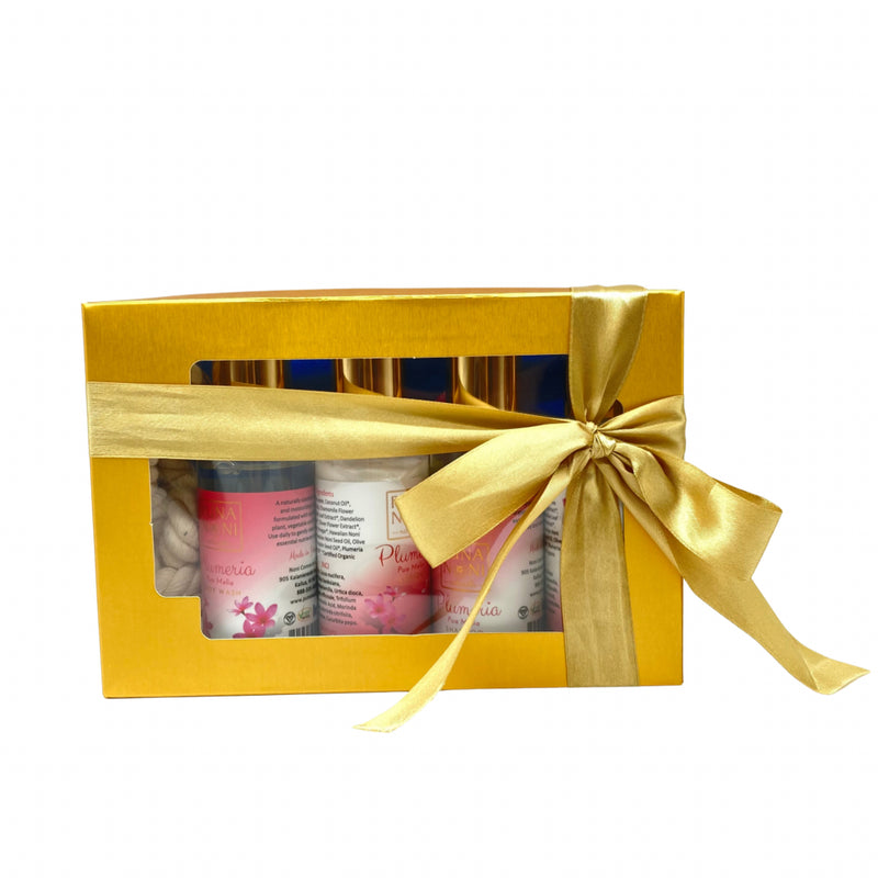 Load image into Gallery viewer, Plumeria Body Care Gift &amp; Travel Set

