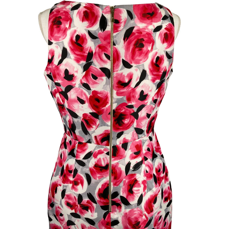 Load image into Gallery viewer, Kate Spade Deco Roses Dress zipper view
