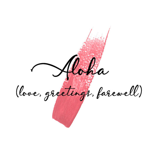Ho'ohana Note Card Set by Fernhurst aloha card