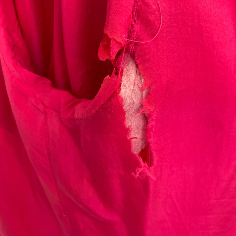 Load image into Gallery viewer, Maya Soetoro-Ng&#39;s Red Silk Tunic Jacket
