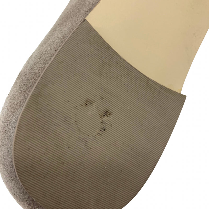 Load image into Gallery viewer, Taupe Suede Ballet Flats (8M)
